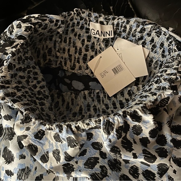 NWT Ganni Jacquard Column dress with pockets - Picture 9 of 14